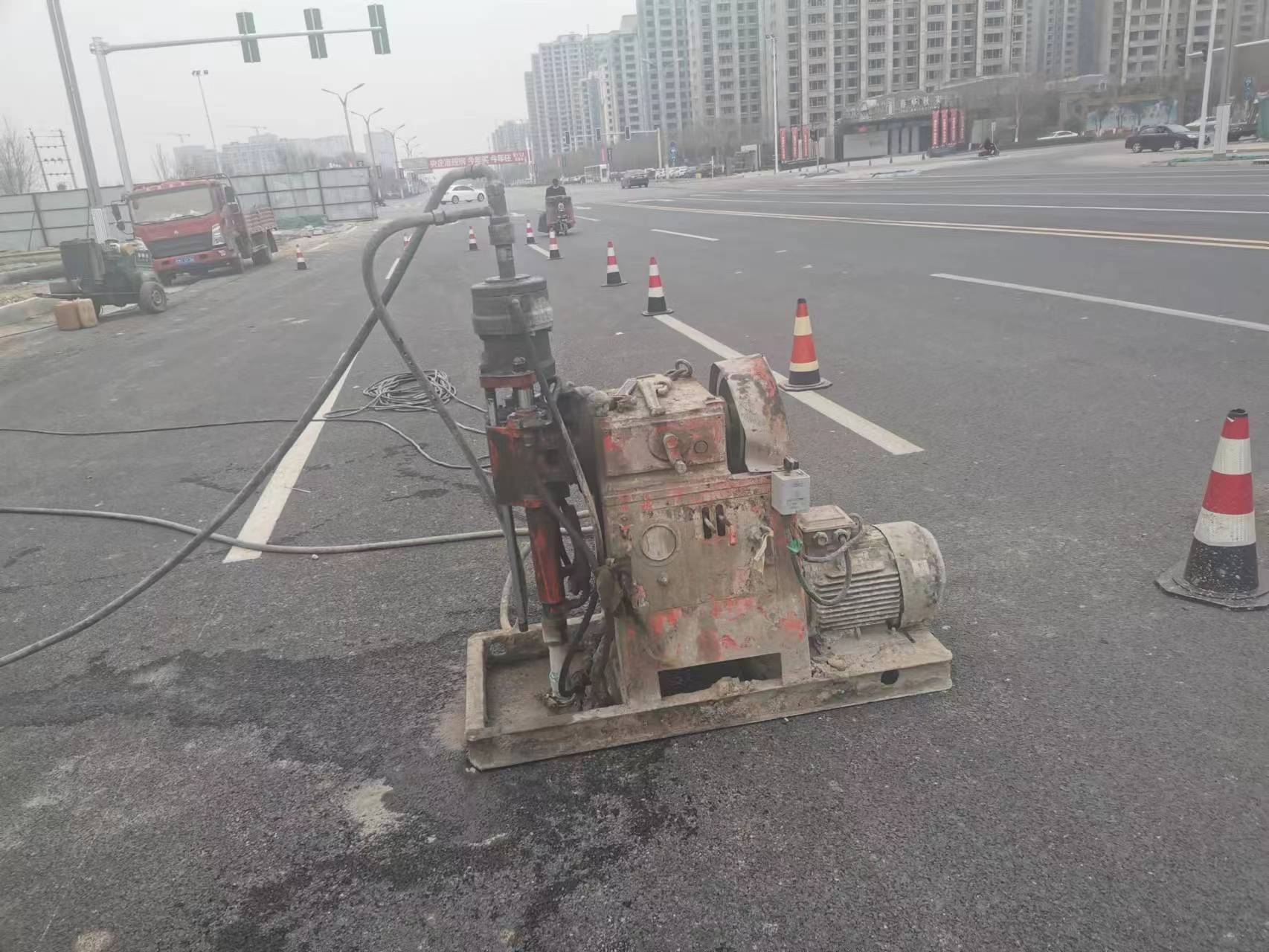 新盈镇路基注浆